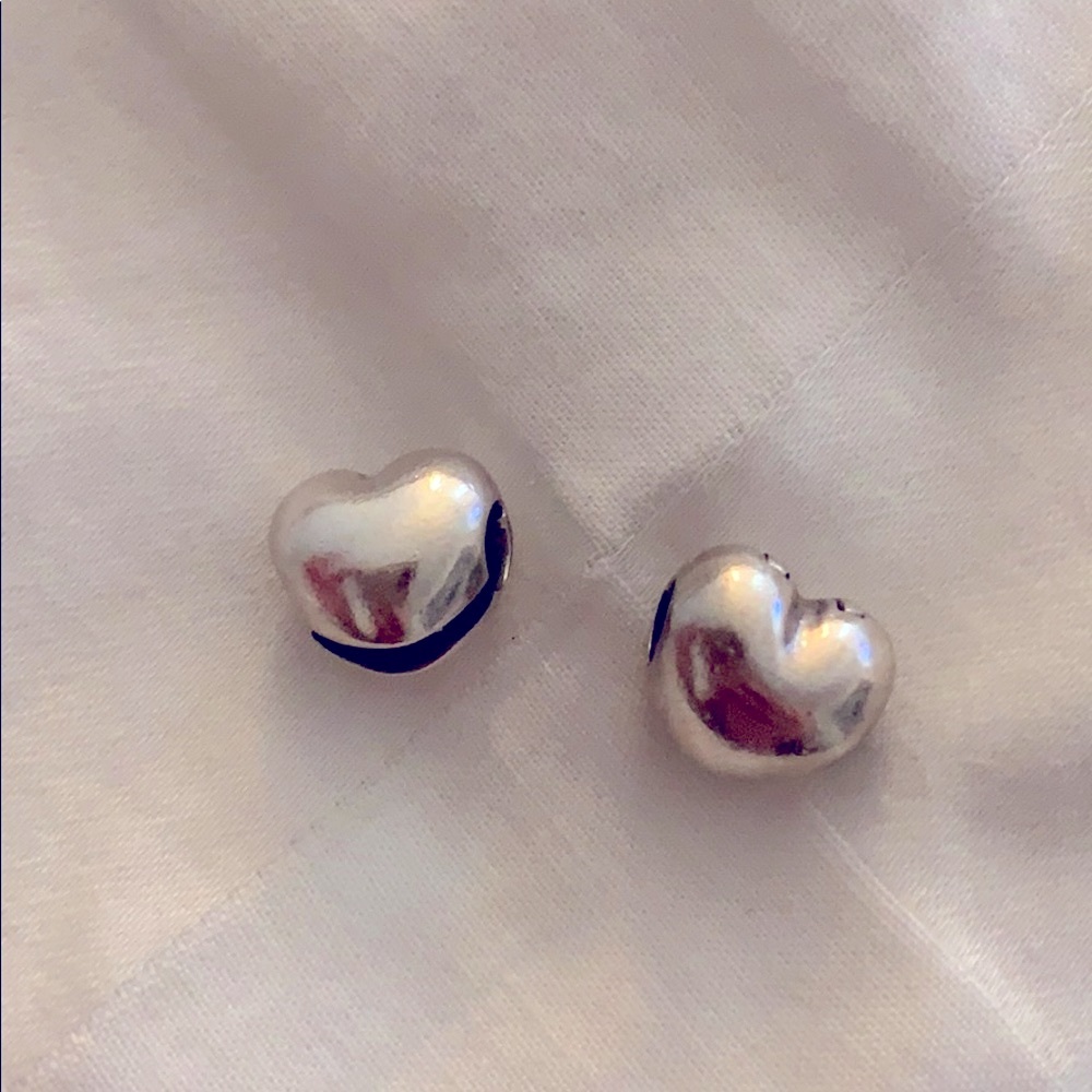 Pandora charm clip hearts